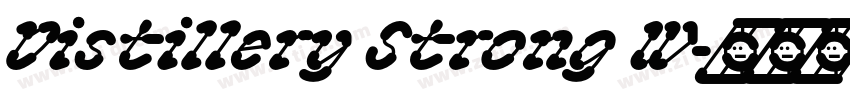Distillery Strong W字体转换